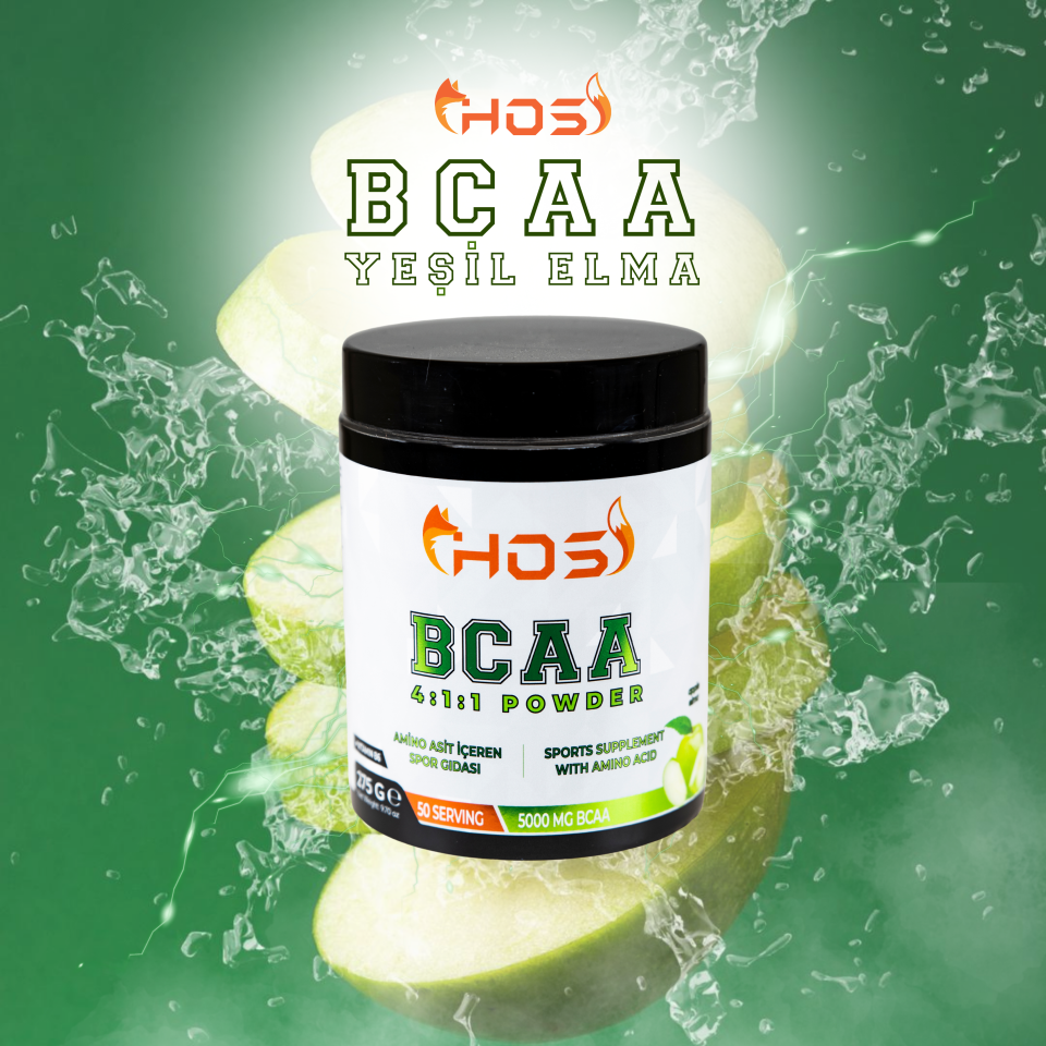 HOS BCAA Yeşil Elma | Amino Asit İçeren Spor Gıdası