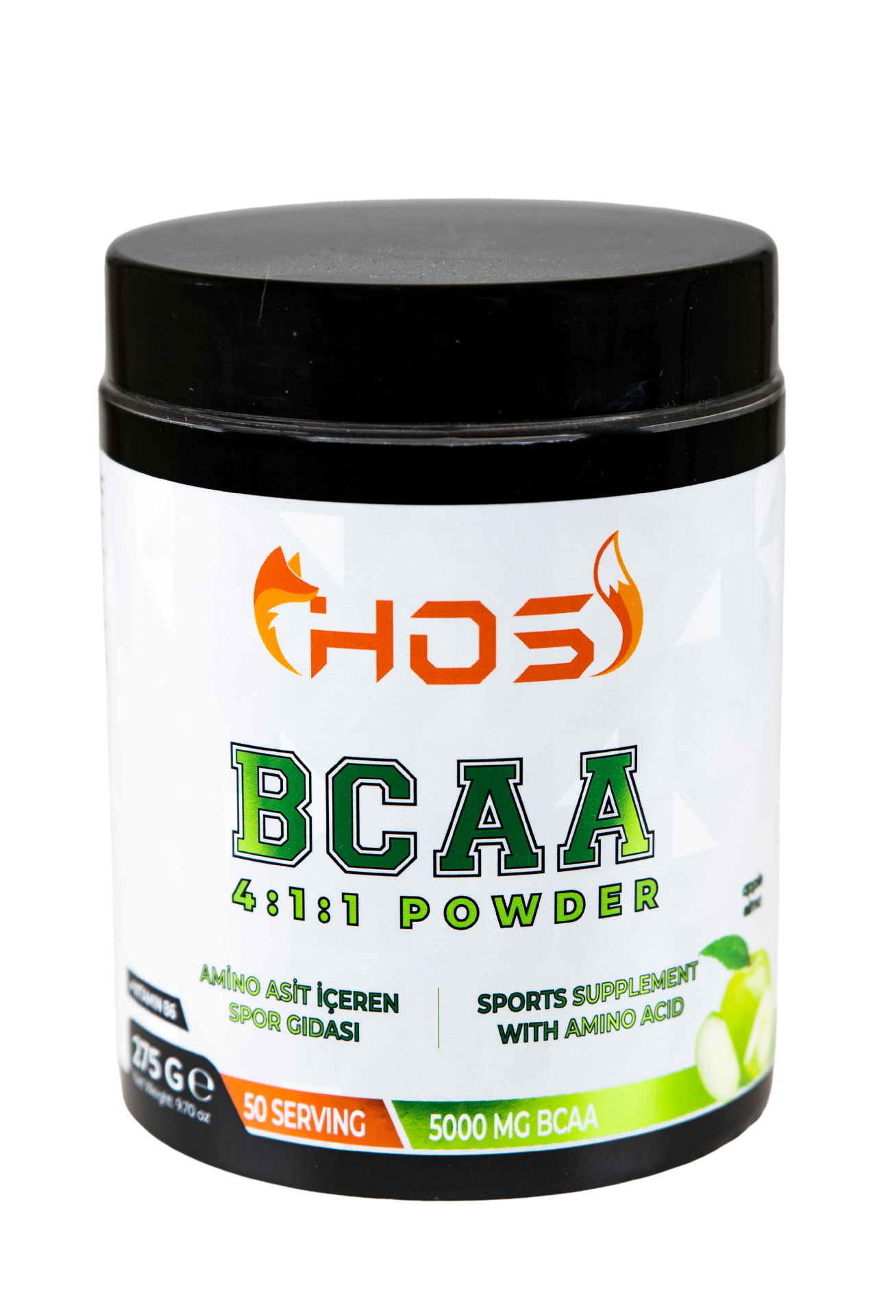 HOS BCAA Yeşil Elma | Amino Asit İçeren Spor Gıdası