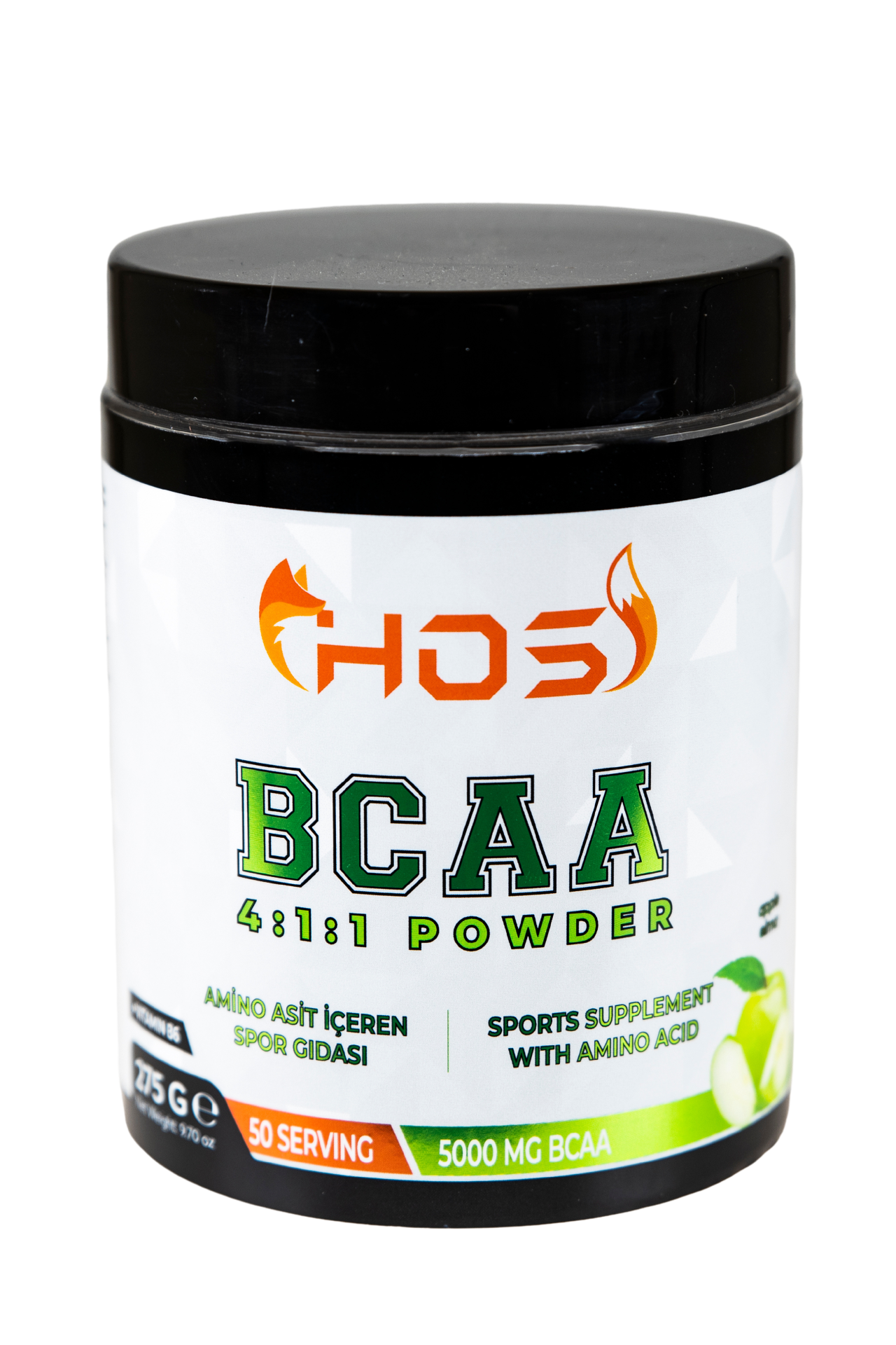 HOS BCAA Yeşil Elma | Amino Asit İçeren Spor Gıdası