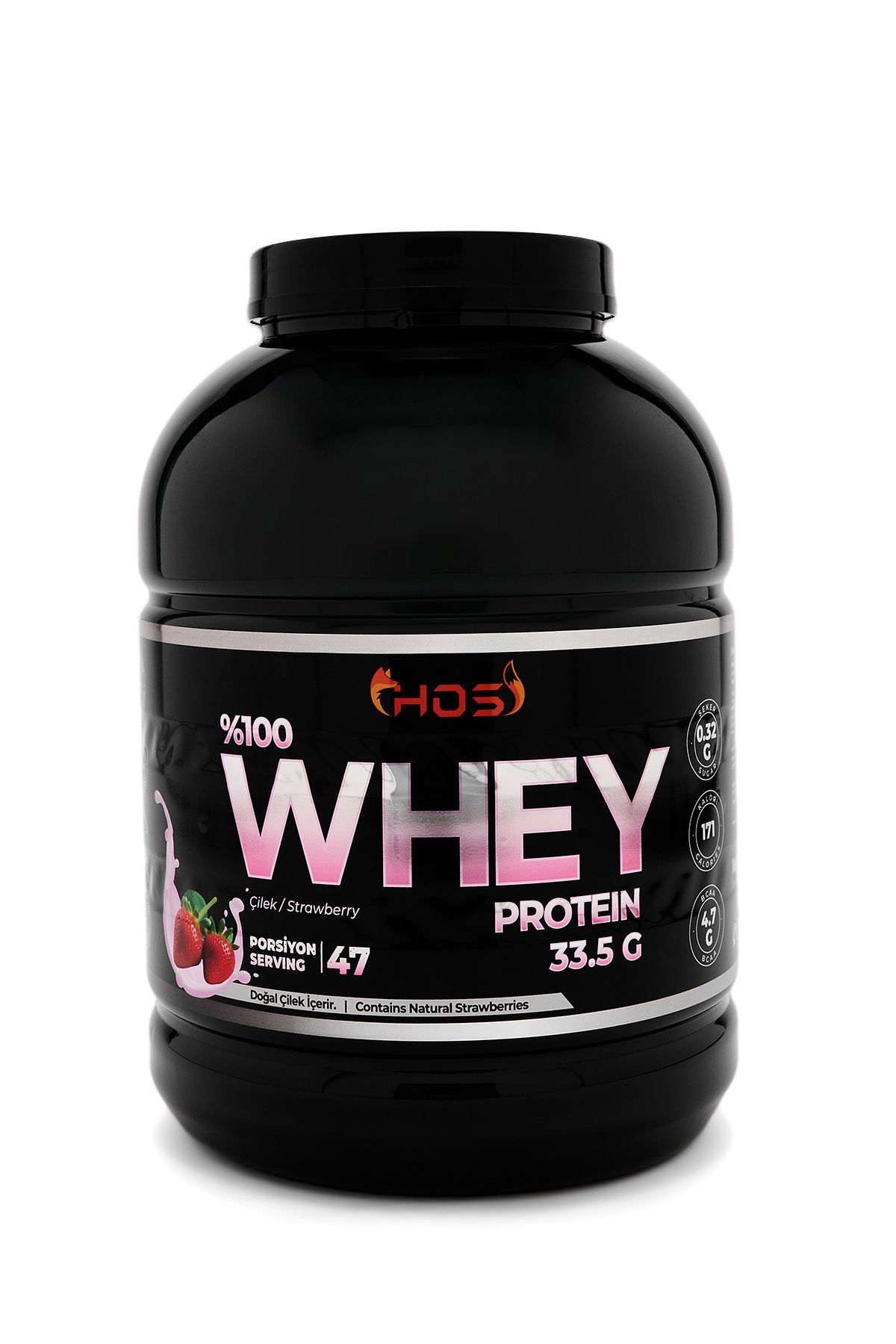 HOS %100 Whey Protein | Çilek Aromalı - 1540Gr