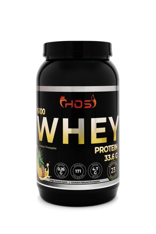 HOS %100 Whey Protein | Ananas Aromalı - 748Gr